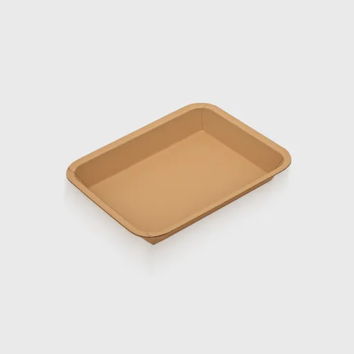 [GMH-26285] Χάρτινη πιατέλα, παραλληλόγραμμη 170x120mm, Kraft