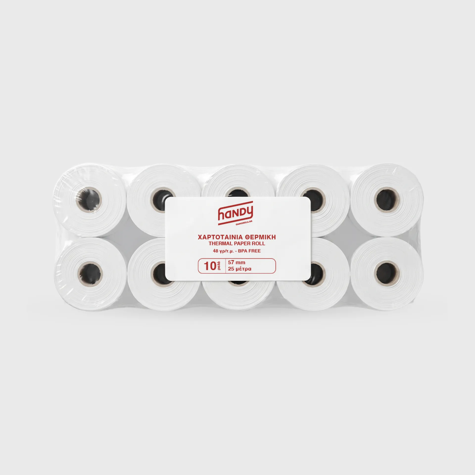 [GMH-26402] Χαρτοταινία θερμική, Handy, 57mm x 25 μέτρα