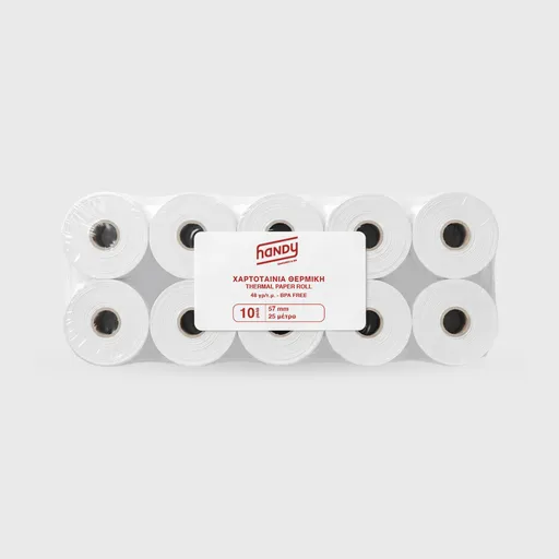 [GMH-26402] Χαρτοταινία θερμική, Handy, 57mm x 25 μέτρα