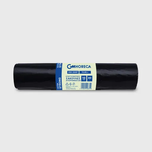 [GMH-26487] Σακούλες απορριμμάτων, GM Extra Strong, 72x95 μαύρες, 10 τεμ/ρόλο