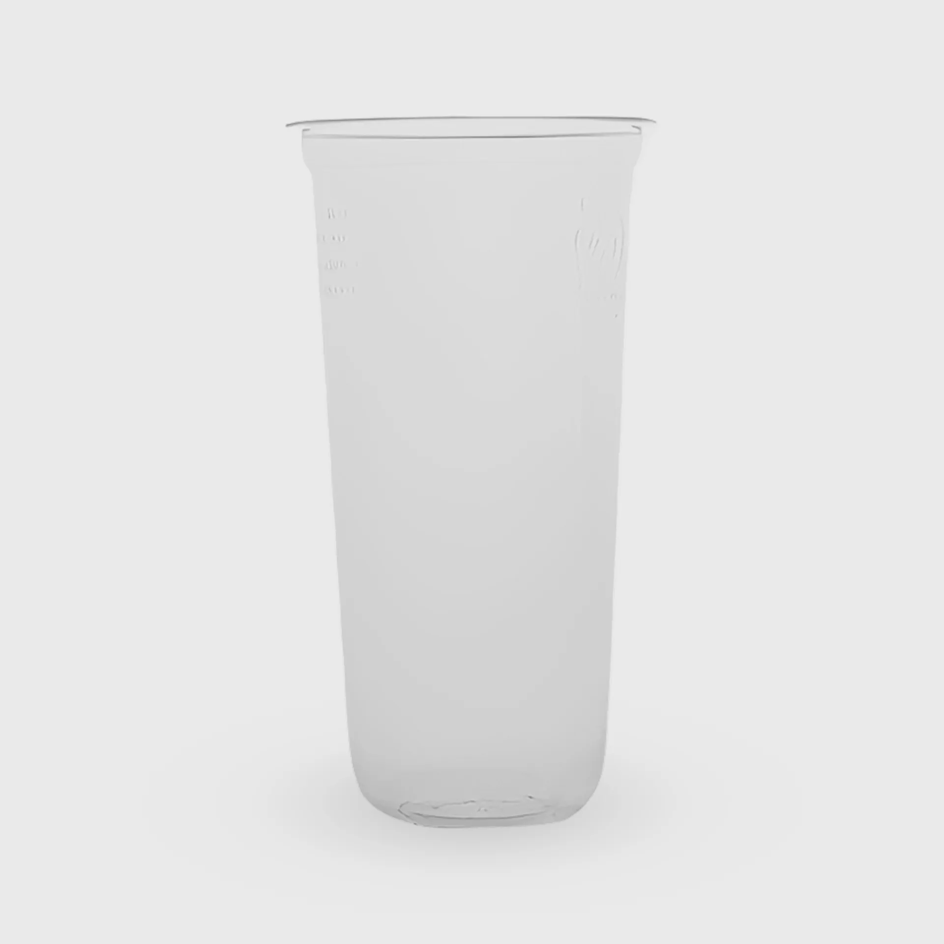 [GMH-26628] Πλαστικό Ποτήρι, 600ml οβάλ, PP-U, Διάφανο