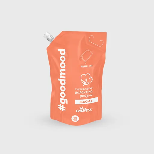 [GMH-26629] Endless GoodMood Bloom+ refill, συμπυκνωμένο μαλακτικό ρούχων με άρωμα εσπεριδοειδών και ροδιού, 1 lt