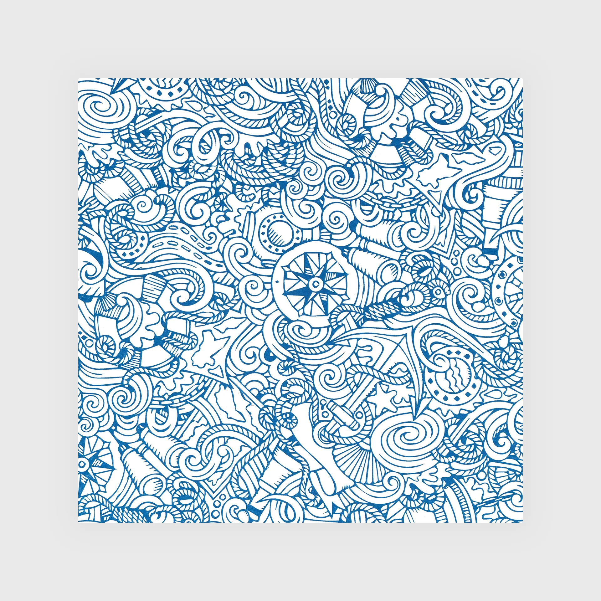 [GMH-26667] Χάρτινο τραπεζομάντηλο, 100x100cm, Λευκό Βυθός
