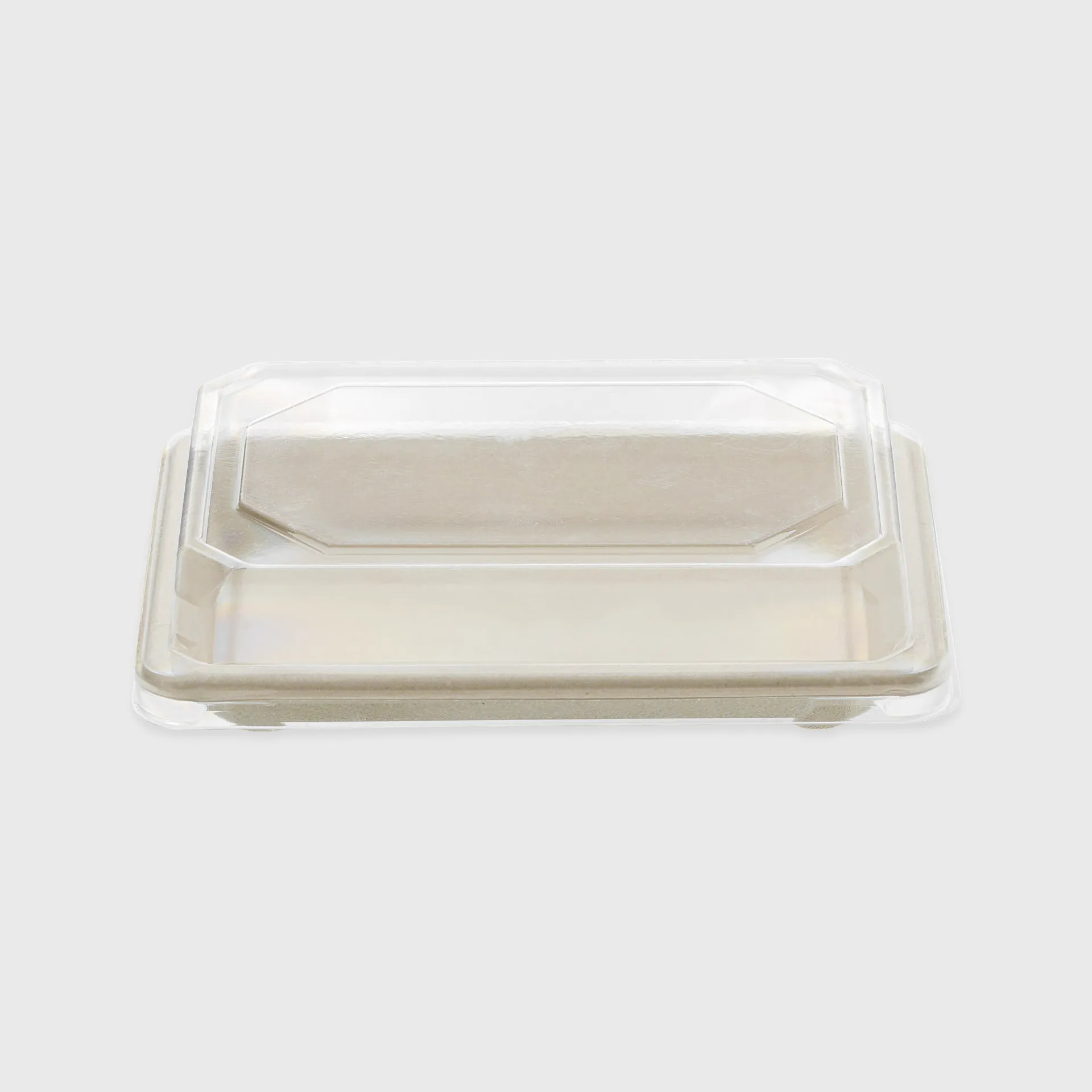 [GMH-26852] Σκεύος Ζαχαροκάλαμο για Sushi Νο8 με PET καπάκι, 165x115x21 mm