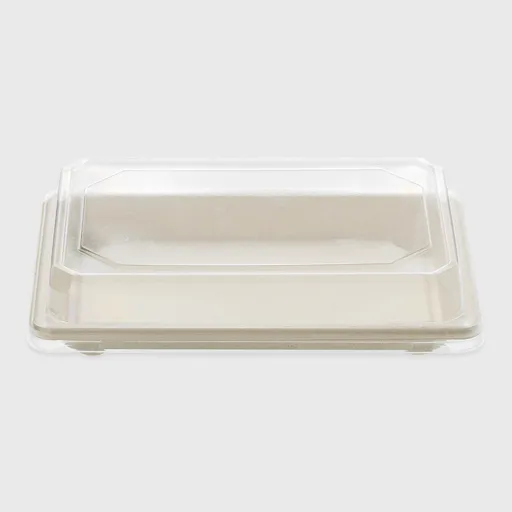 [GMH-26853] Σκεύος Ζαχαροκάλαμο για Sushi Νο15 με PET καπάκι, 216x136x20 mm