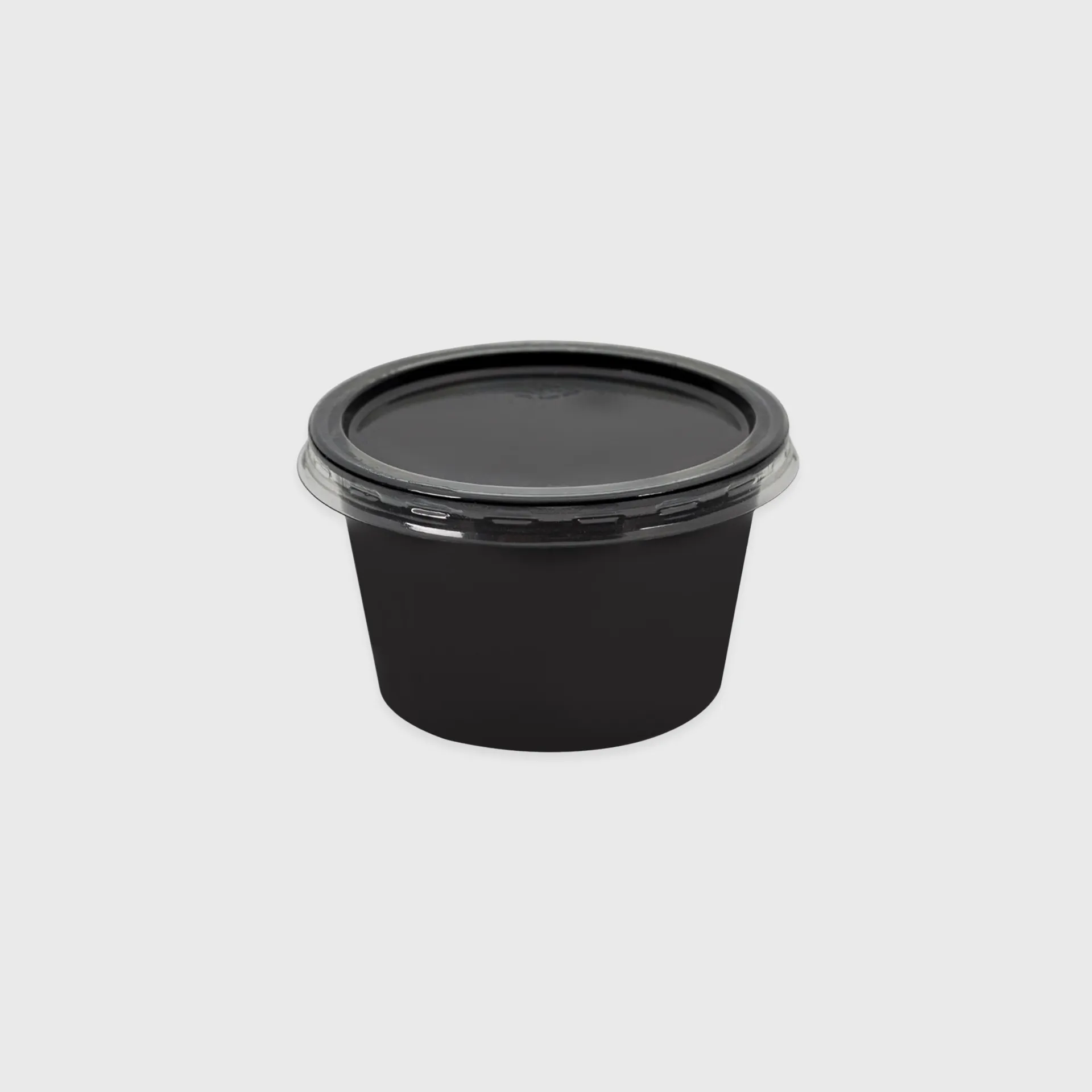 [GMH-26855] Σωσάκι PP με PET καπάκι, 120ml, Μαύρο